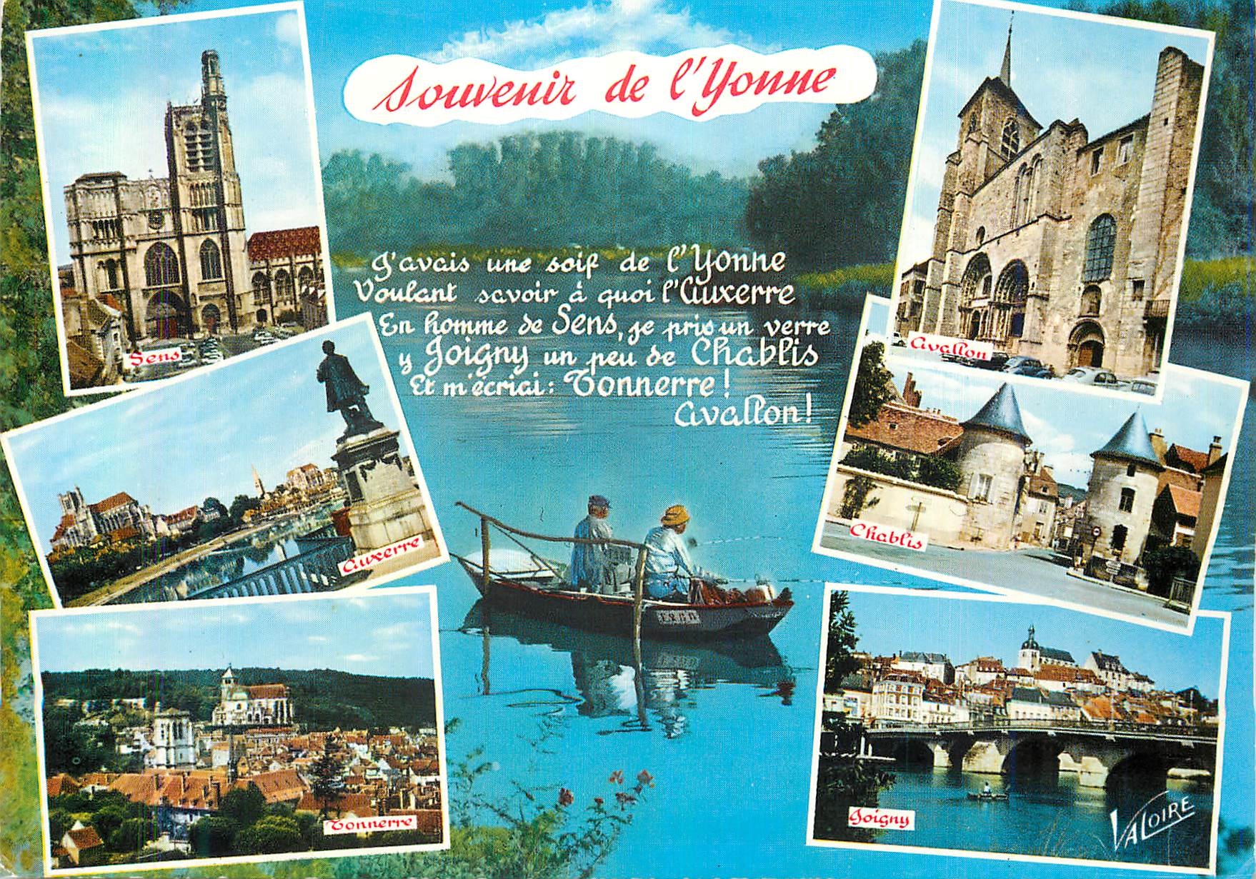 Souvenir of the Yonne — Publisher VALOIRE, no. 525