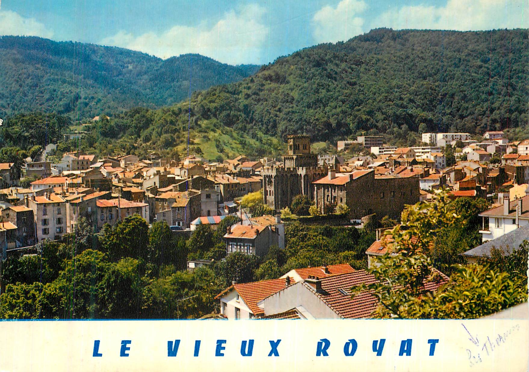 Le Vieux Royat — vue panoramique — Éditions La Cigogne, n° 63.308.137