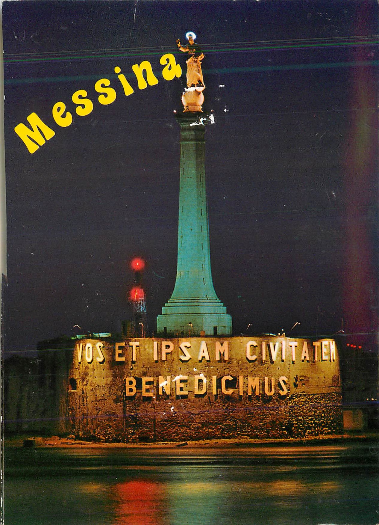 CPM Messina La Petite Vierge La Nuit