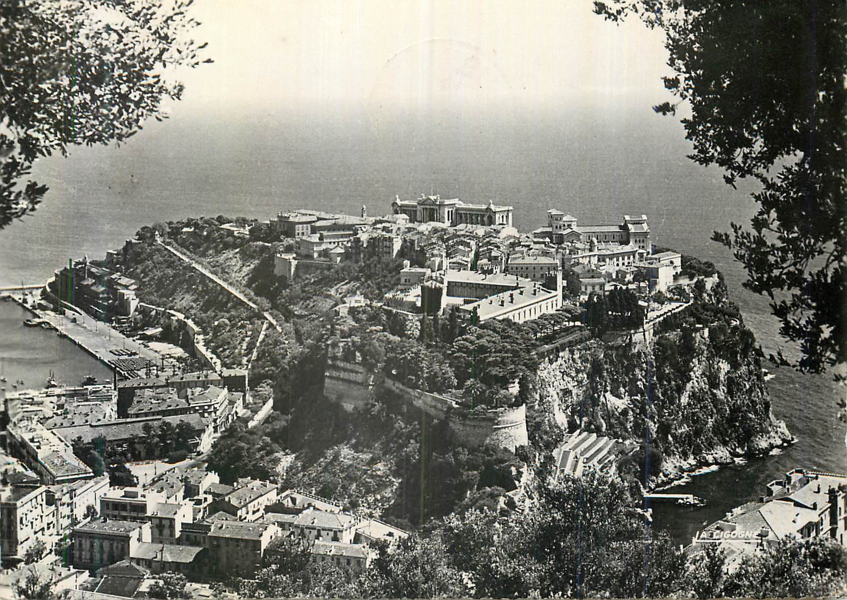 Monaco-Ville sur son Rocher — La Cigogne — Éditeur LA CIGOGNE, n° 1497
