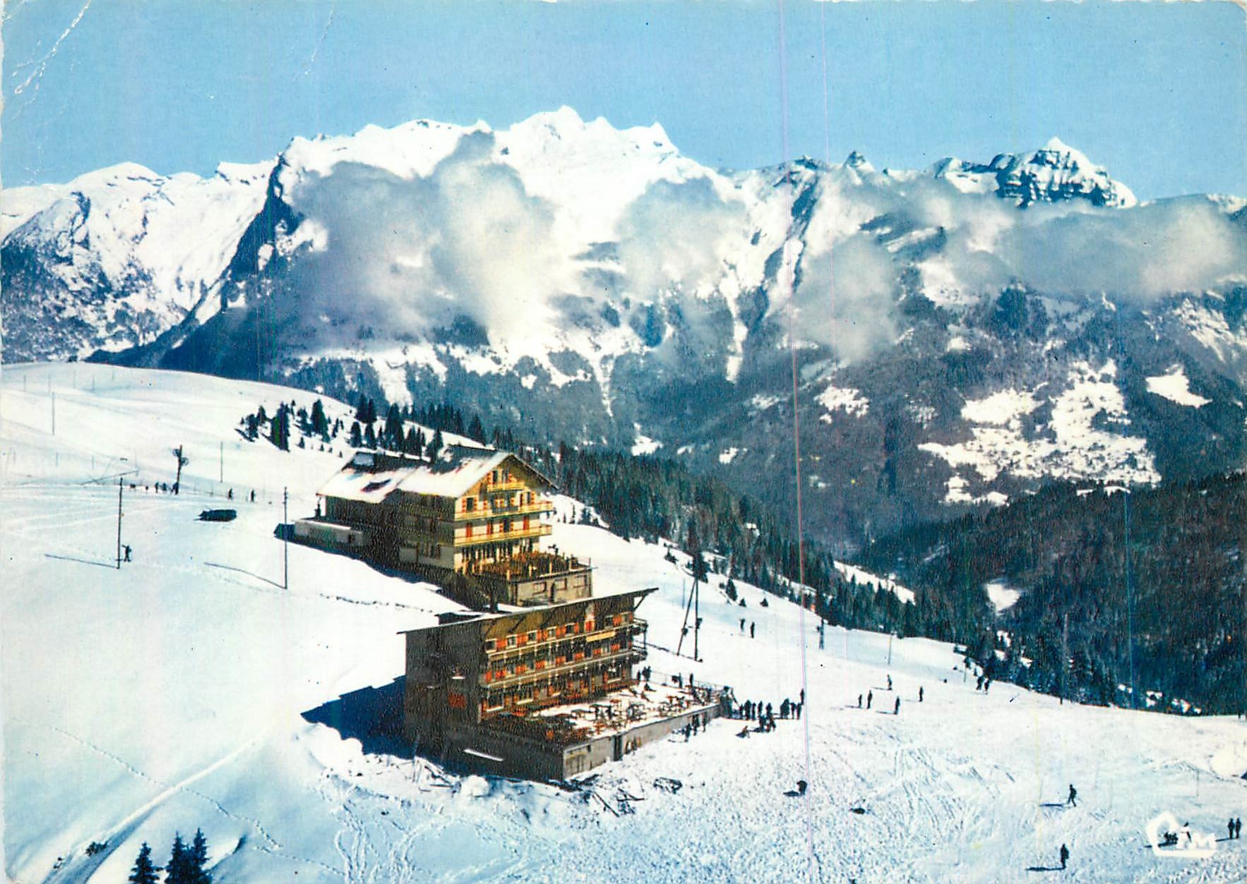 CPM Samoens (Hte Savoie) Vue Aerienne le Plateau des Saix (Alt 1650m)