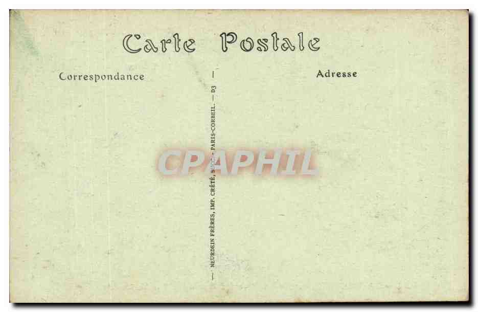 Musee de Caen — « La Mare aux Pies », par Van Marke — Rückseite