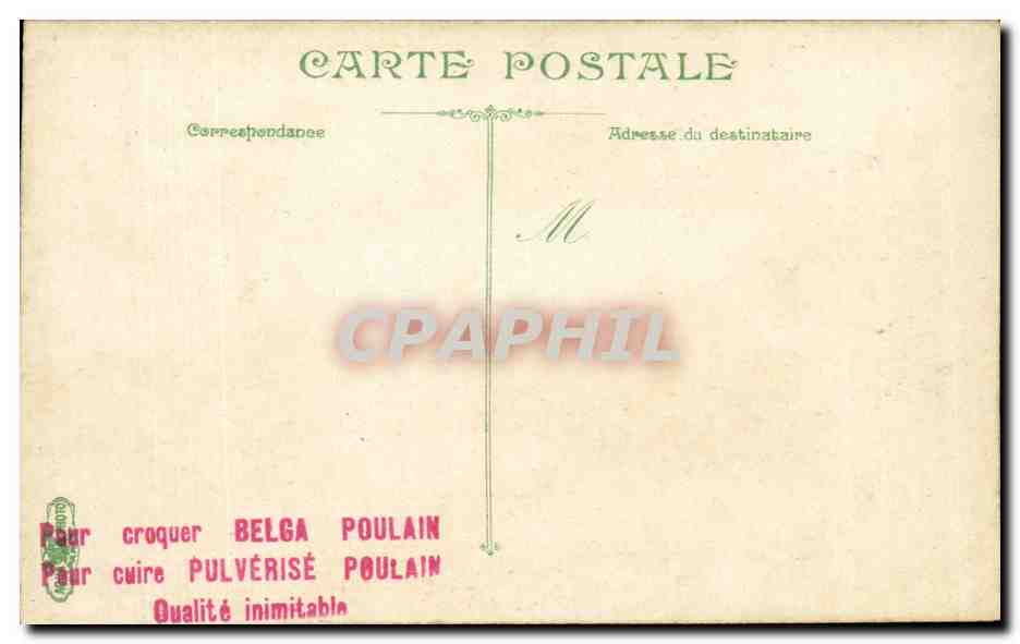 Marseille CPA La cour de la caserne St Victor — Rückseite