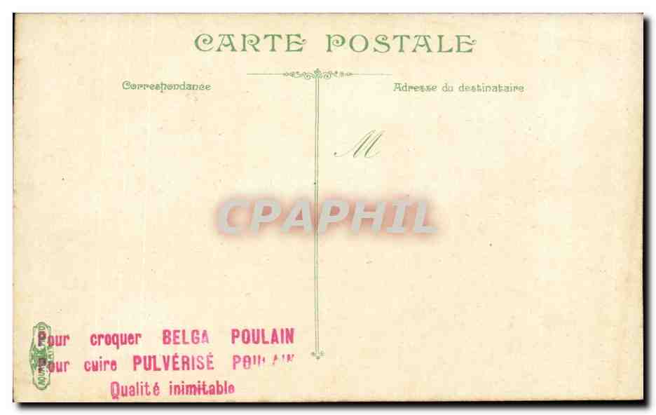 Marseille CPA La cour de la caserne St Victor — Rückseite