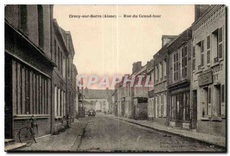 Grécy-sur-Serre (Aisne) — Rue du Grand-four — Éditeur D. P. P. Bonne