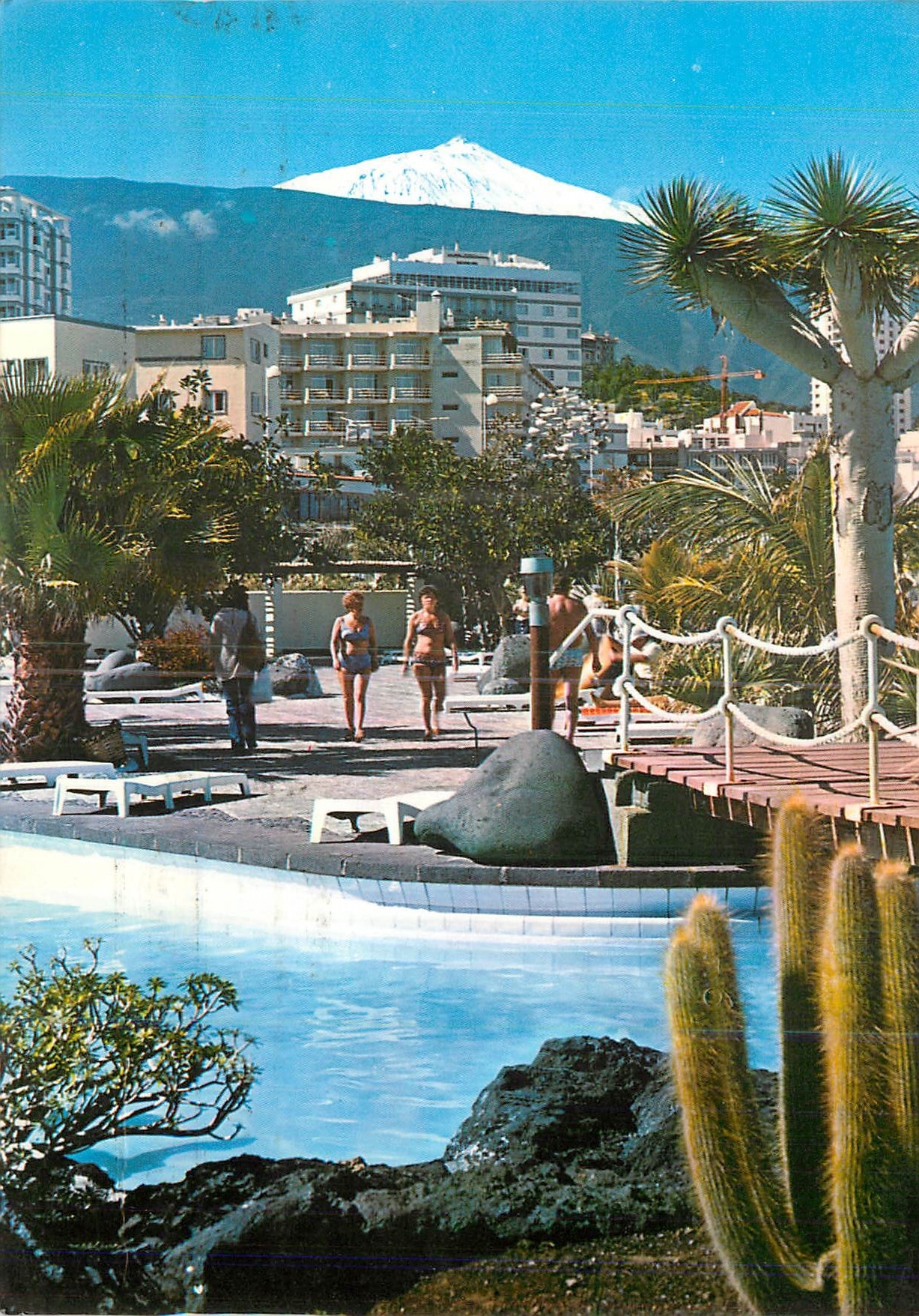 CPM Puerto de la Cruz (Tenerife) Vista Con Teide