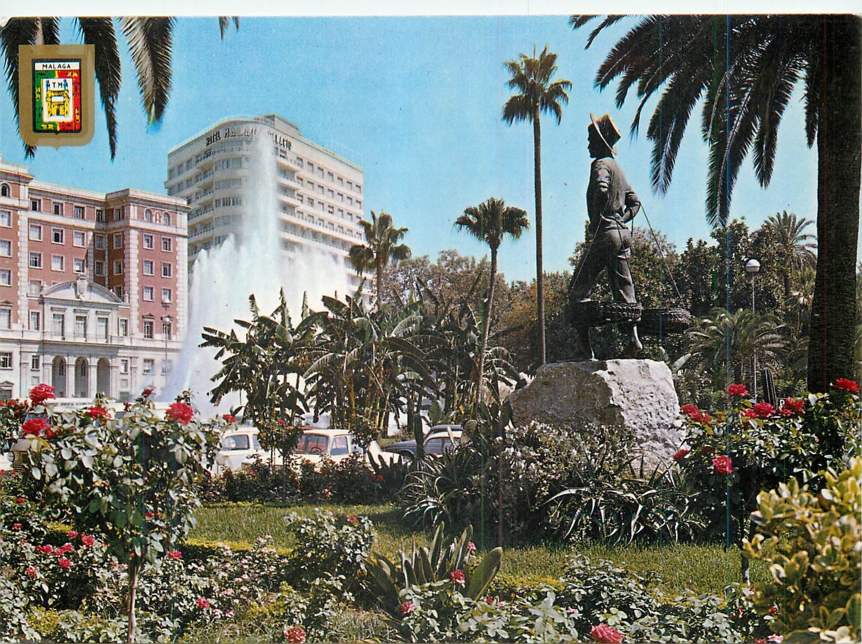 CPM Malaga (Costa del Sol) Fontaine de la Marina