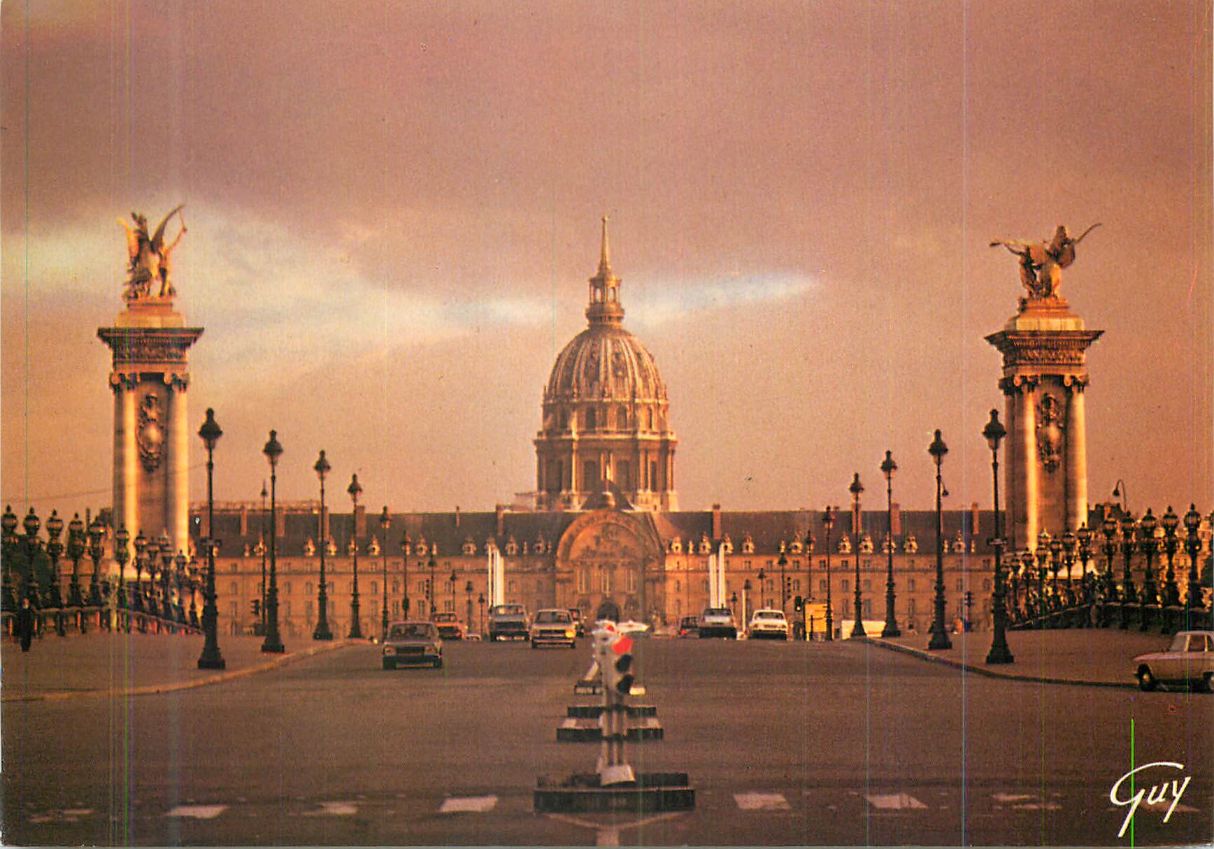 Pont Alexandre III et l'hôtel des Invalides — XVIIe siècle — Éditions 'GUY'