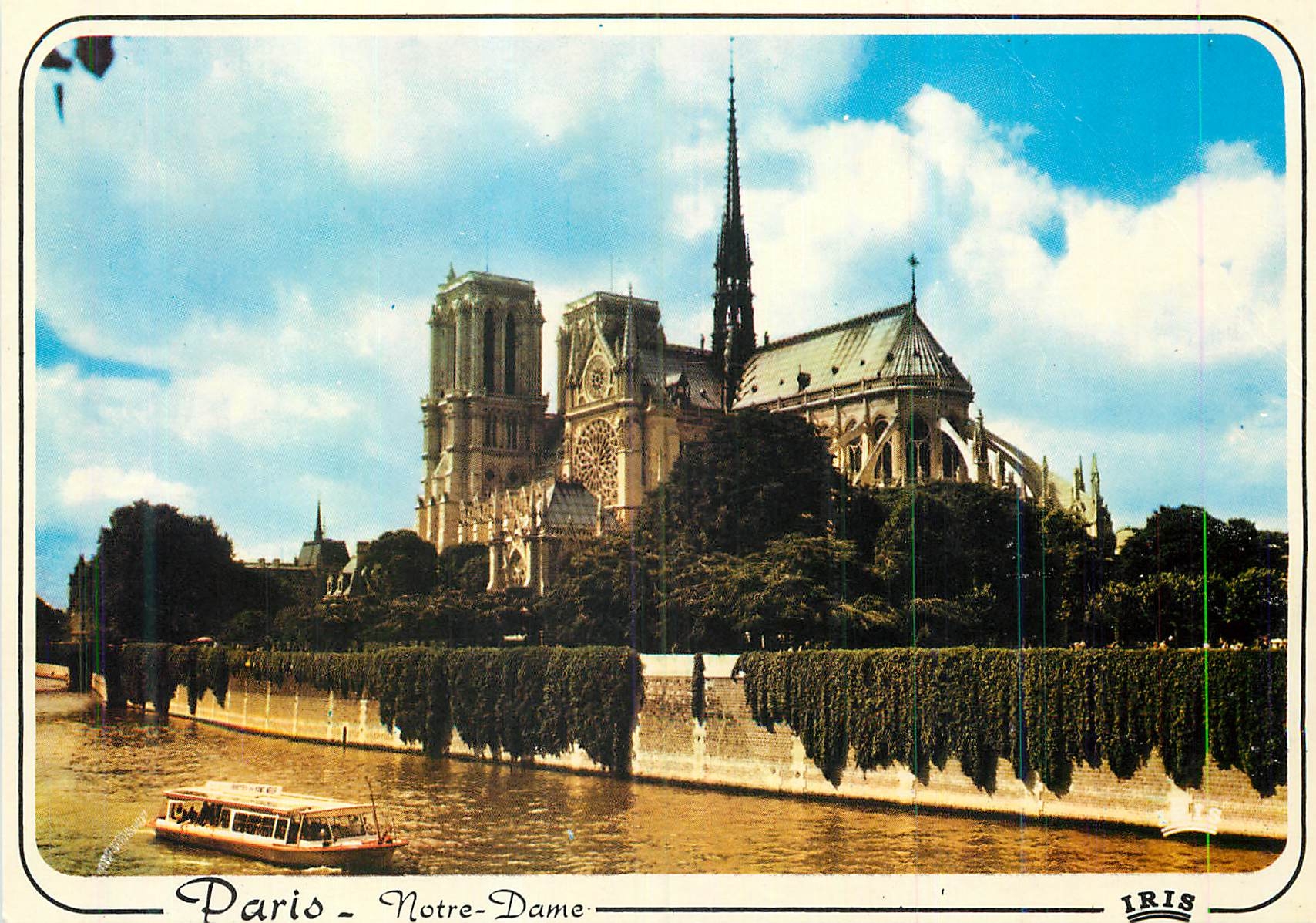 CPM Paris Notre Dame et la Seine