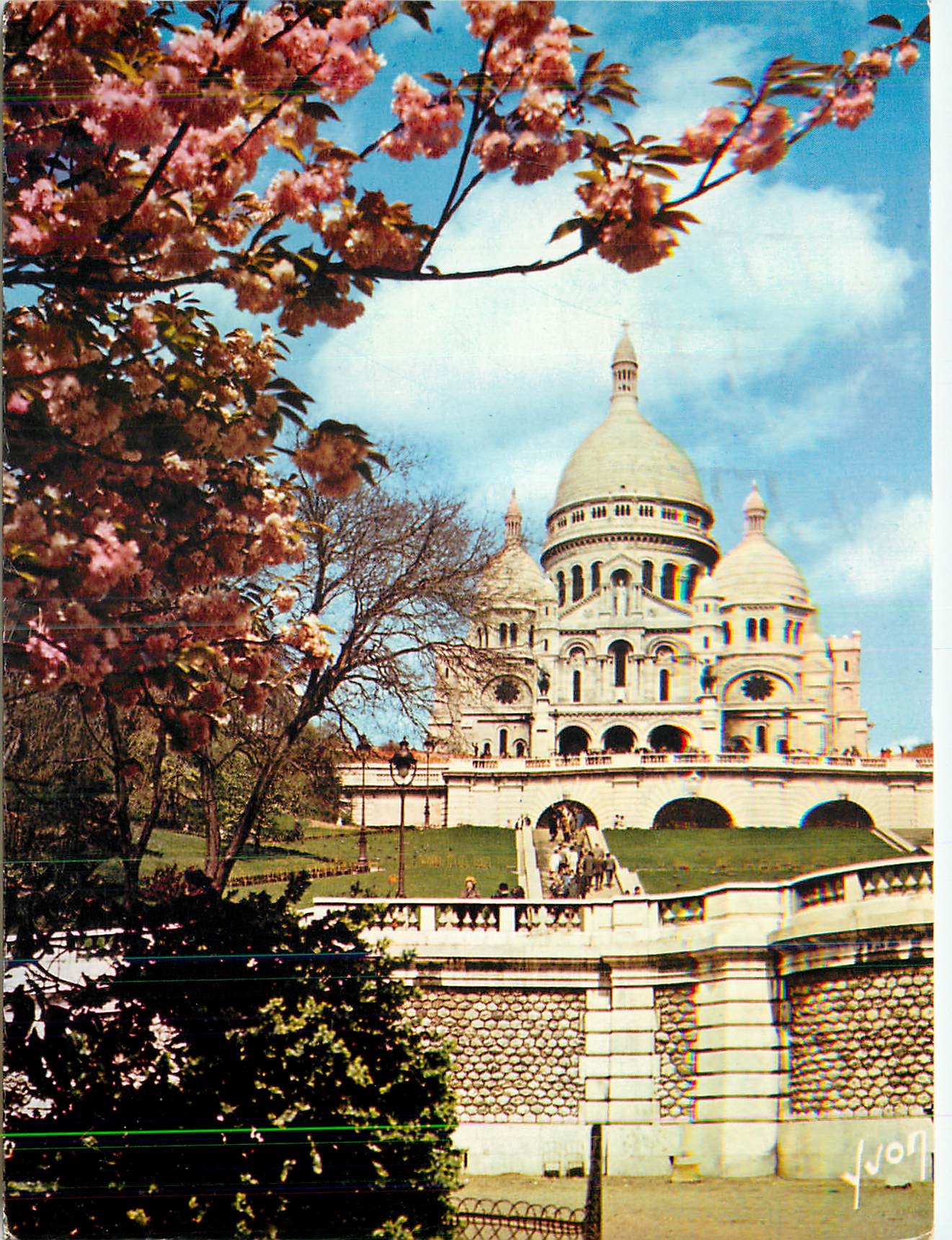 CPM Paris Couleurs et Lumiere de France Montmartre le Sacre Coeur