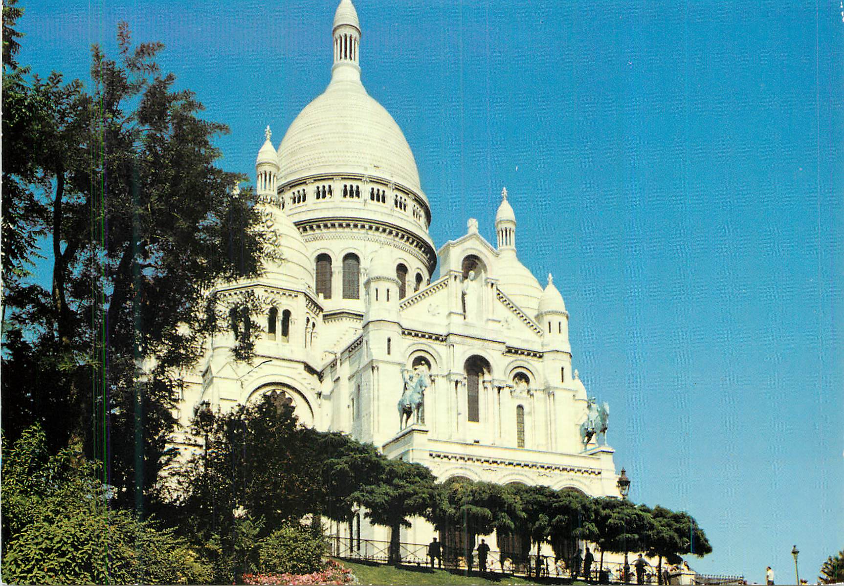CPM Paris la Basilique du Sacre Coeur de Montmartre
