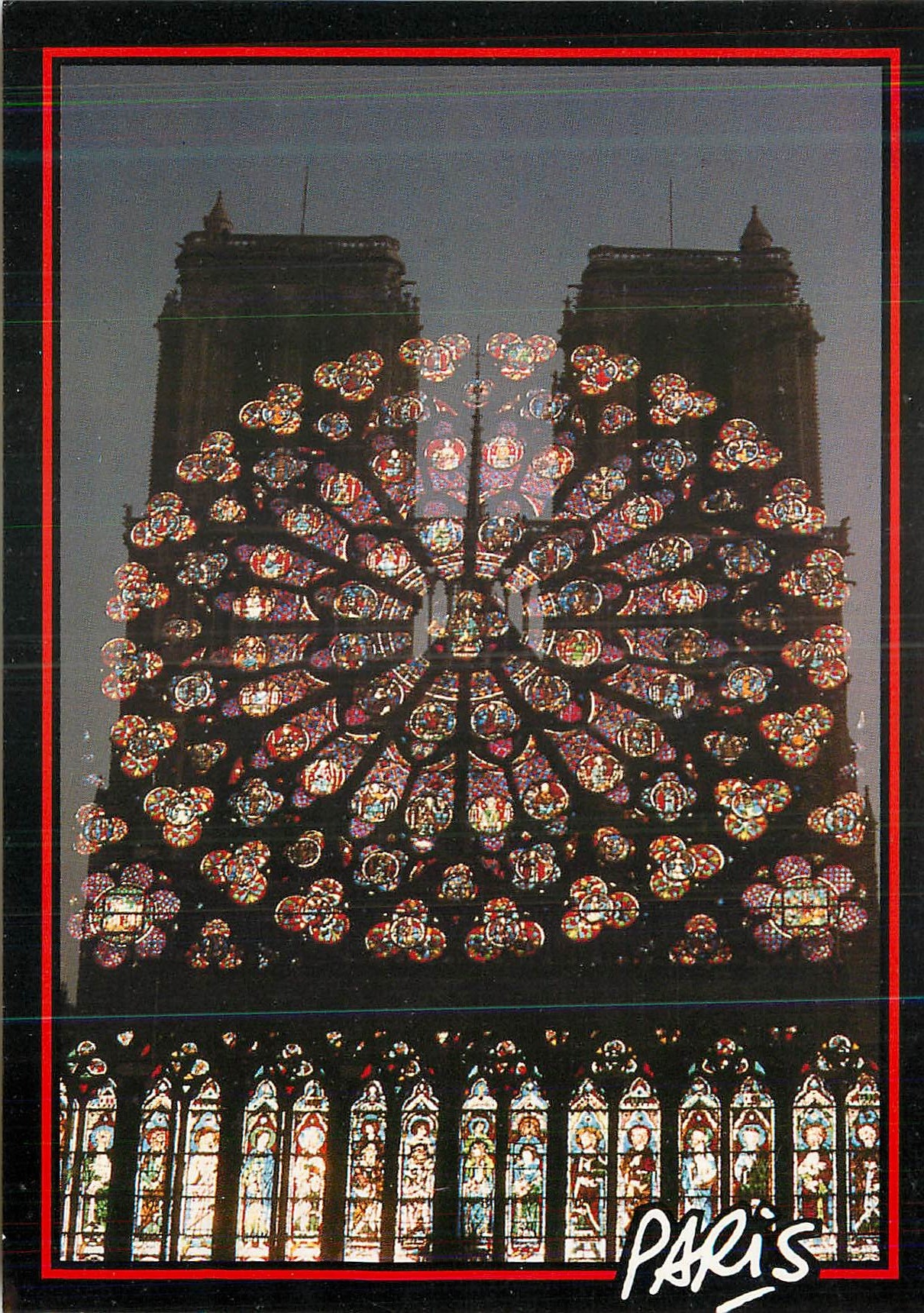 CPM Paris Rosace de Notre Dame