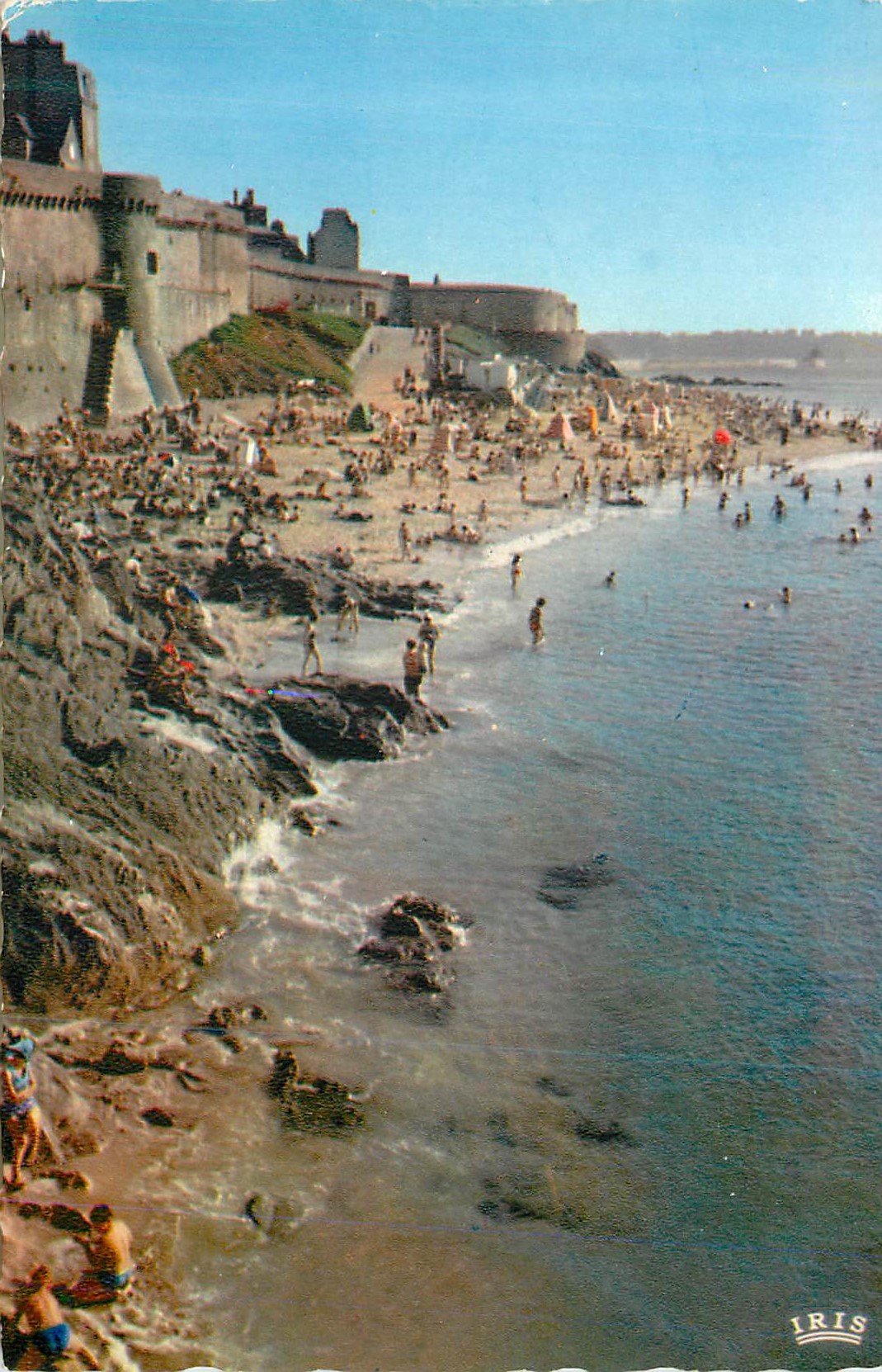 Saint-Malo - Piratenstadt — Strand von Bonsecours — Verlag LUMICAP, n° 1106