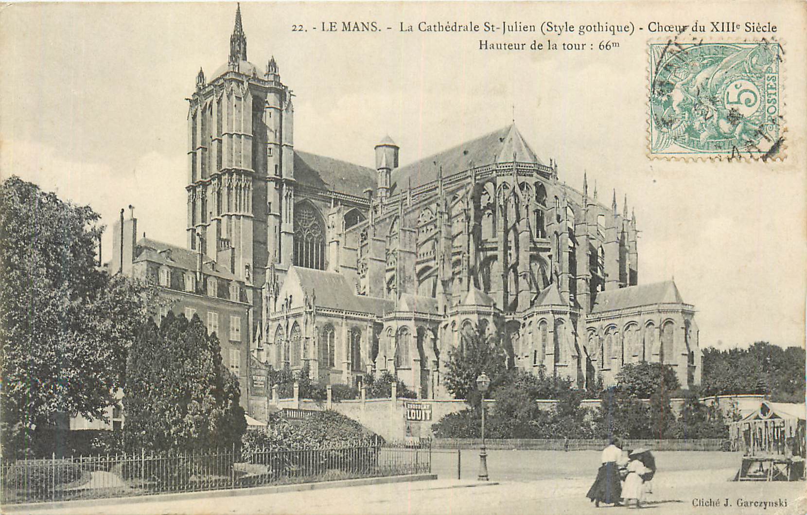 CPA le Mans la Cathedrale St Julien (Style Gothique)