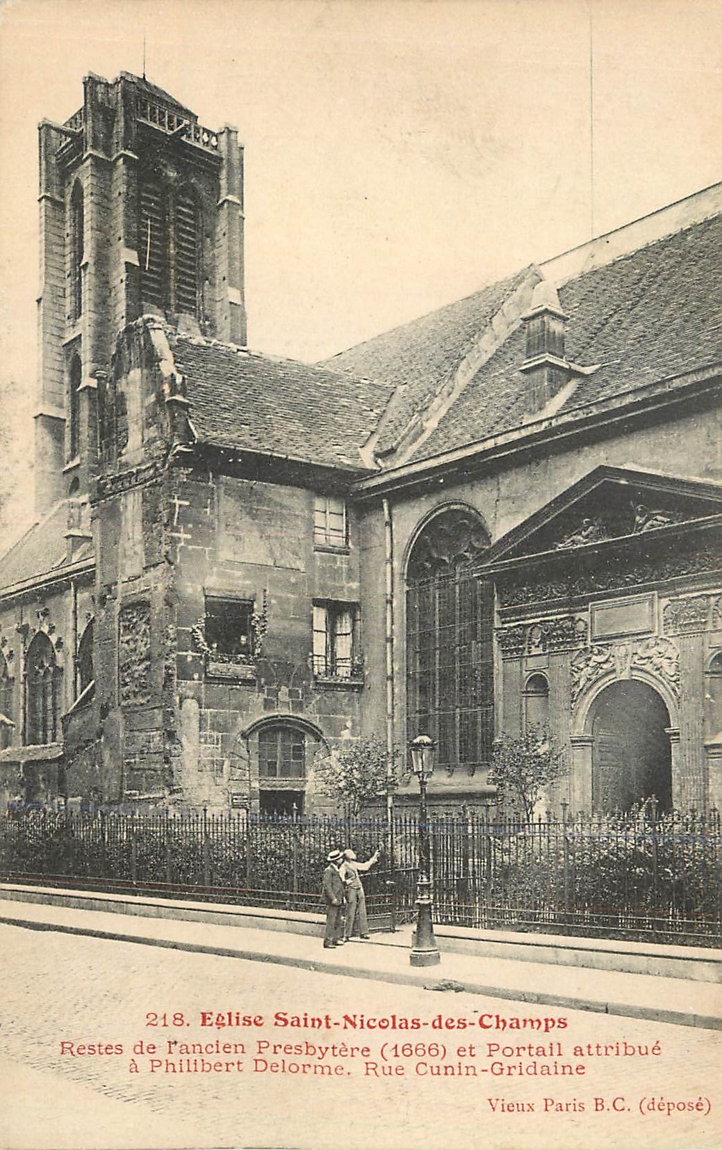 CPA Vieux Paris Eglise Saint Nicolas des Champs
