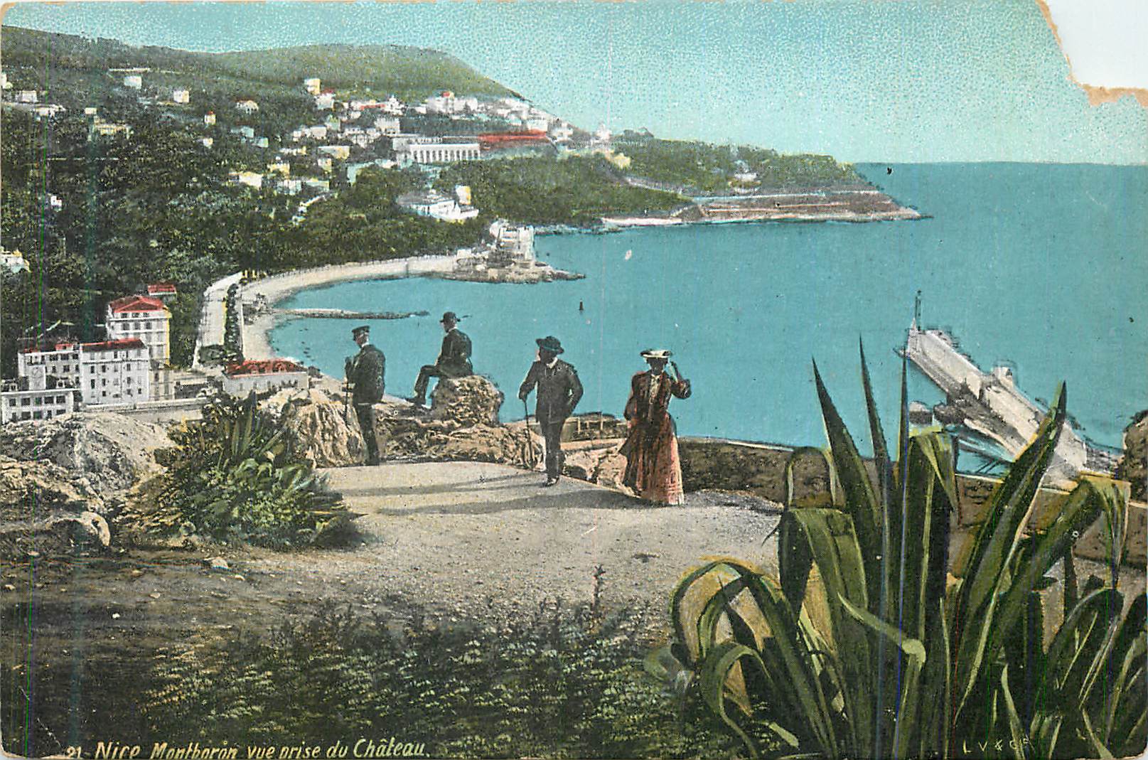 CPA Nice Montbaron Vue Prise du Chateau