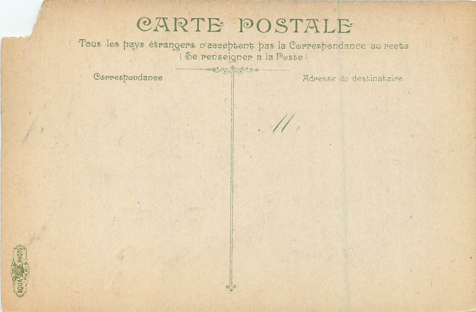 CPA Nice Montbaron Vue Prise du Chateau — Rückseite