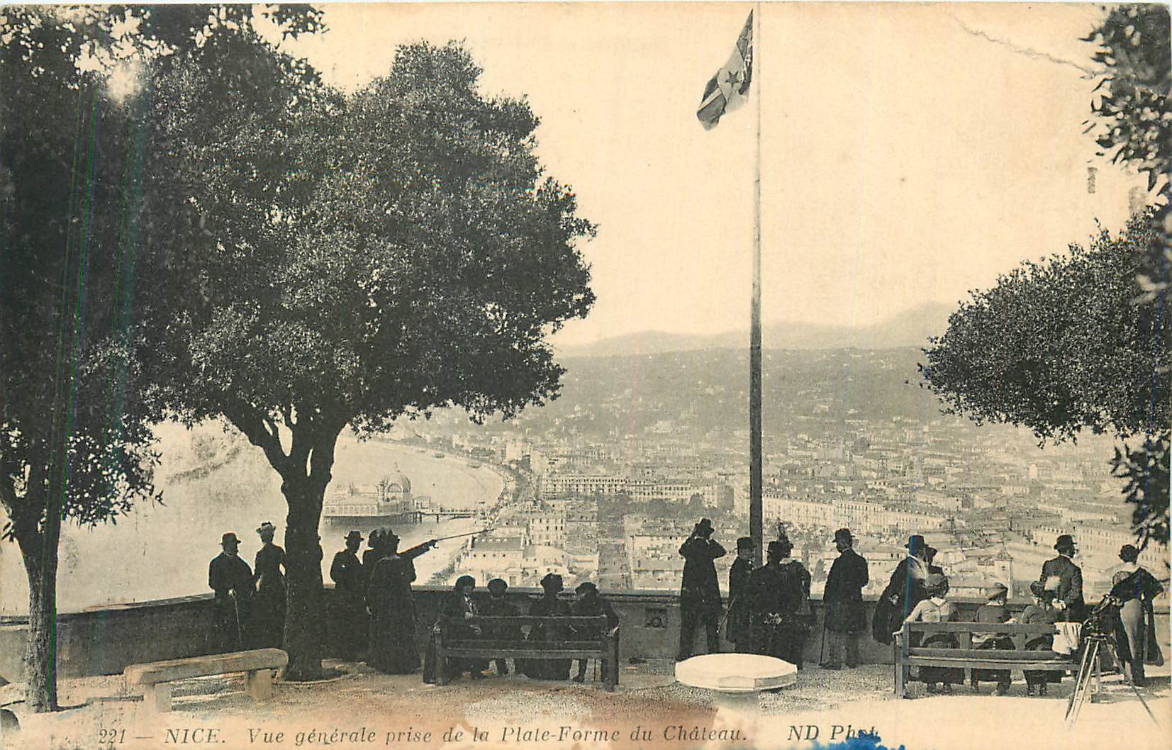 CPA Nice Vue Generale prise de la Plate Forme du Chateau