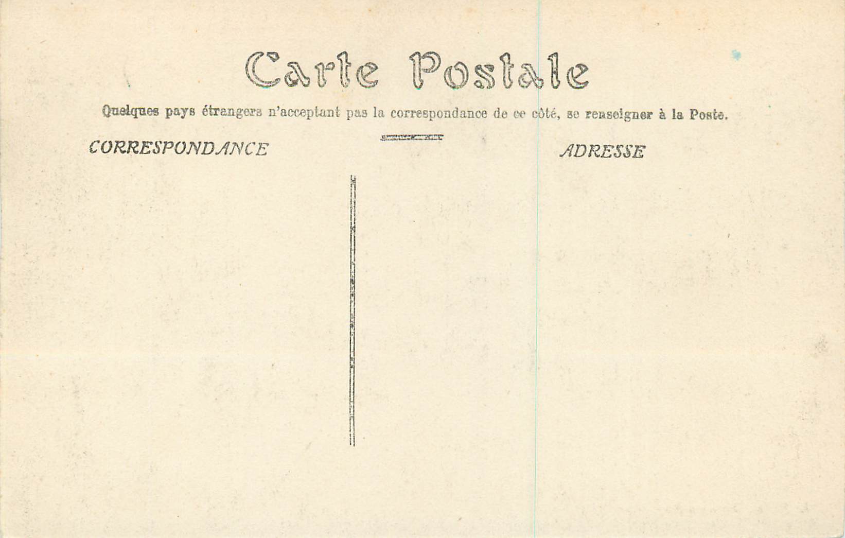 CPA Nice Vue Generale de la Jetee Promenade a l'Embouchure du Paillon — Rückseite