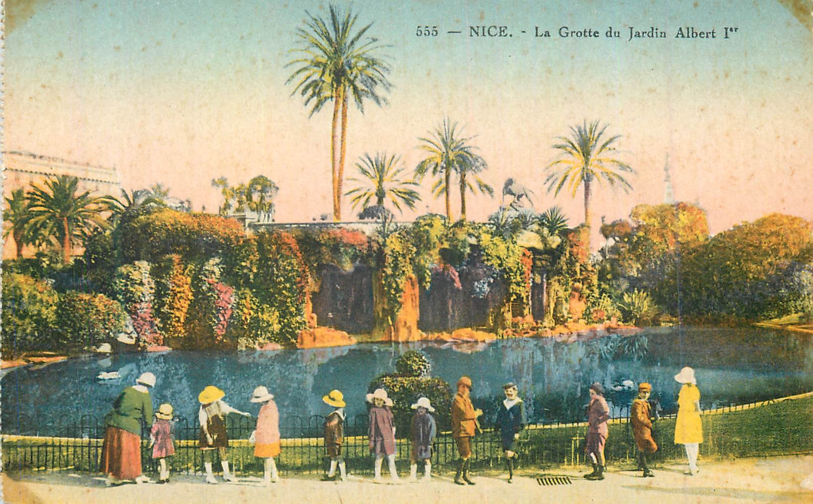 Nice - La Grotte du Jardin Albert Ier — éditeur India Nice, n° 555