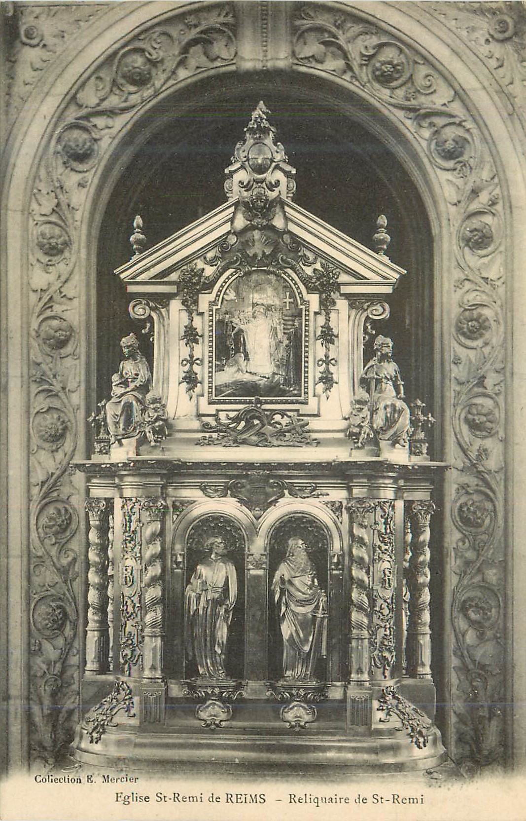 CPA Reims Eglise Saint Remi