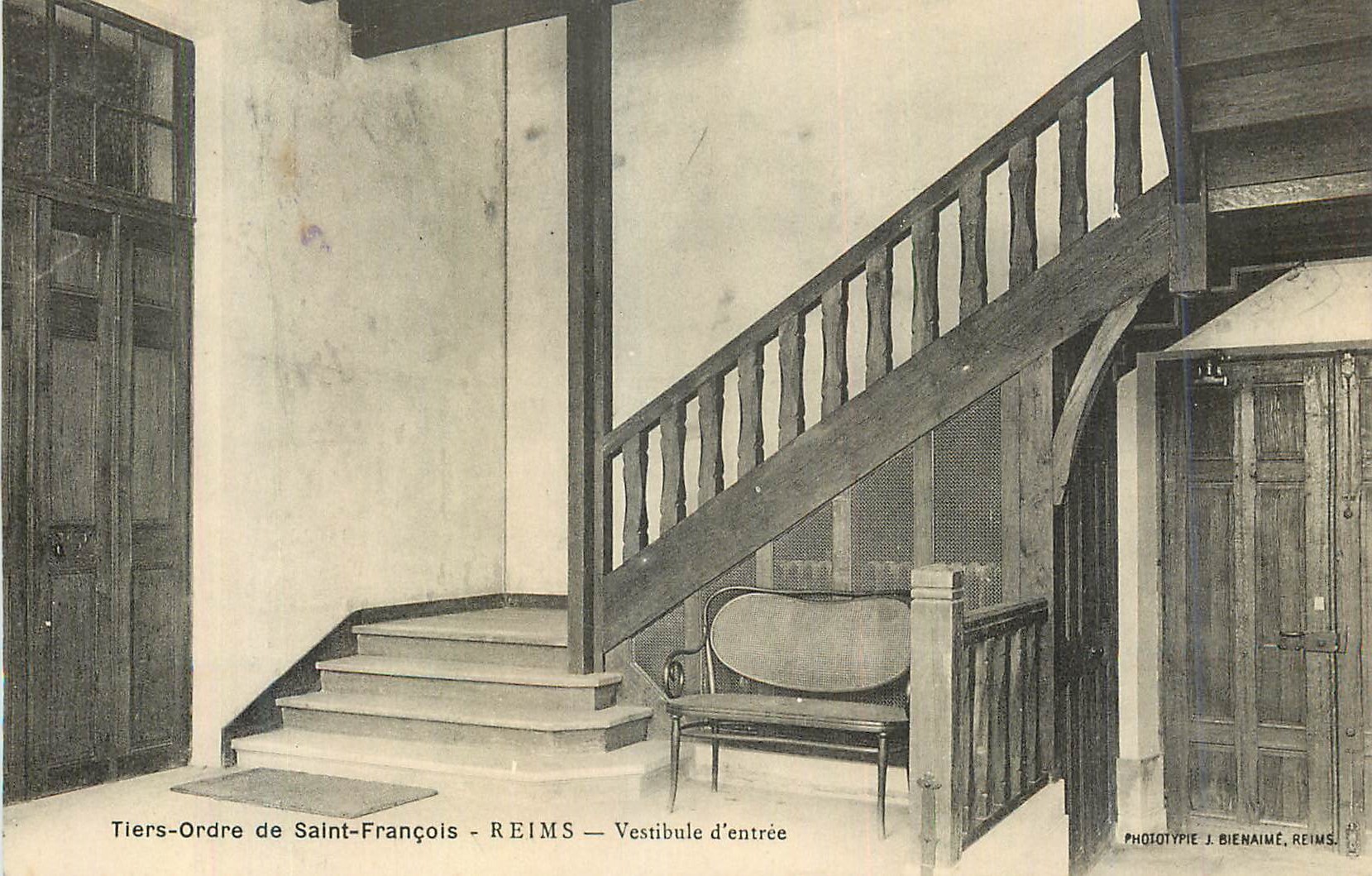CPA Reims Tiers Ordre de Saint Francois Vestibule d'Entree