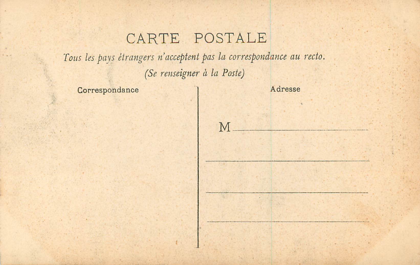 CPA Paris la Chapelle Commemorative du Bazar de la Charite — Rückseite
