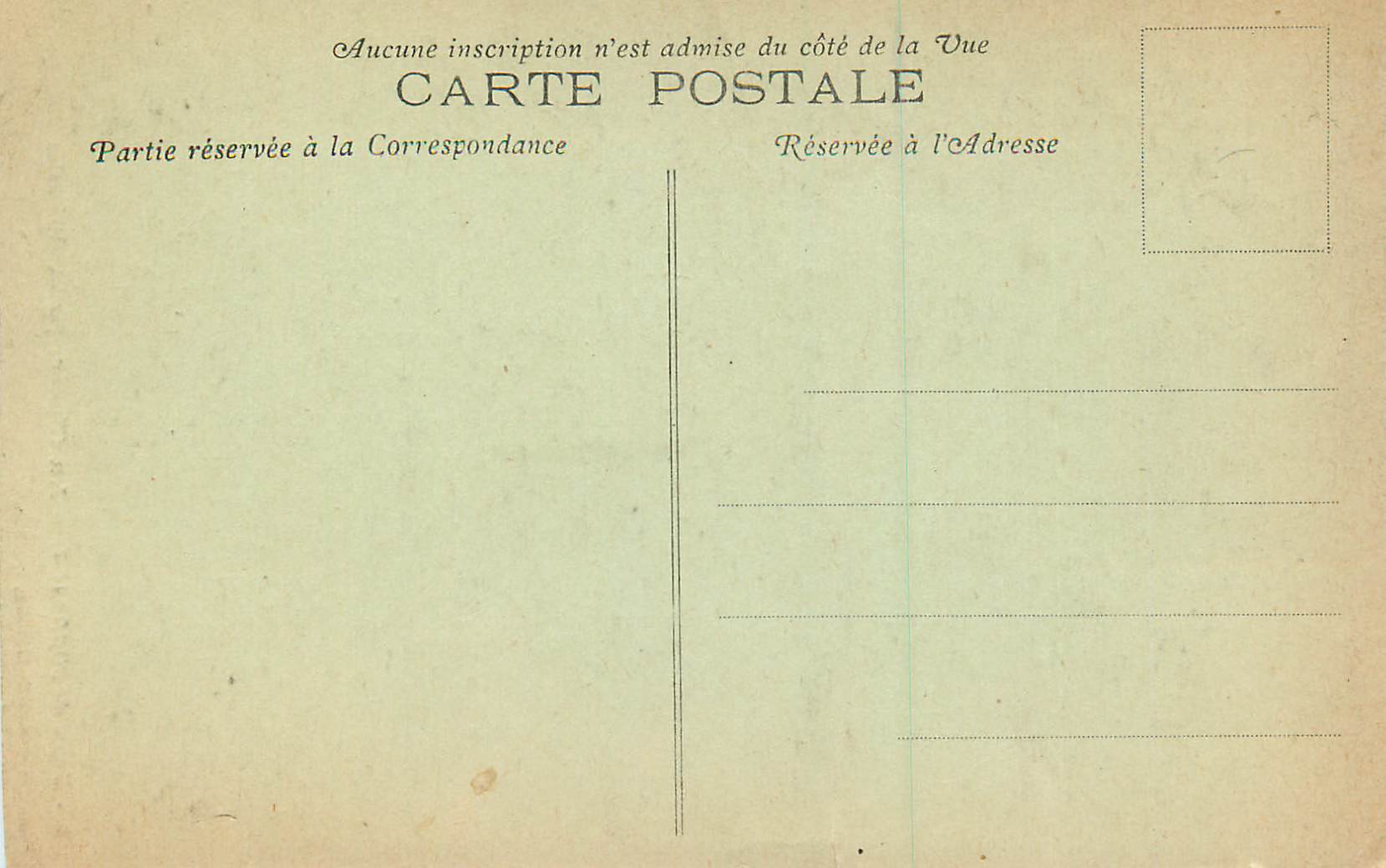 CPA Musee de Bordeaux la Cigale — Verso