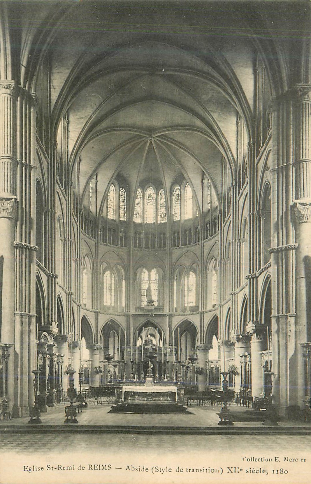 CPA Eglise St Remi de Reims Abside (Style de Transition) XIIe Siecle