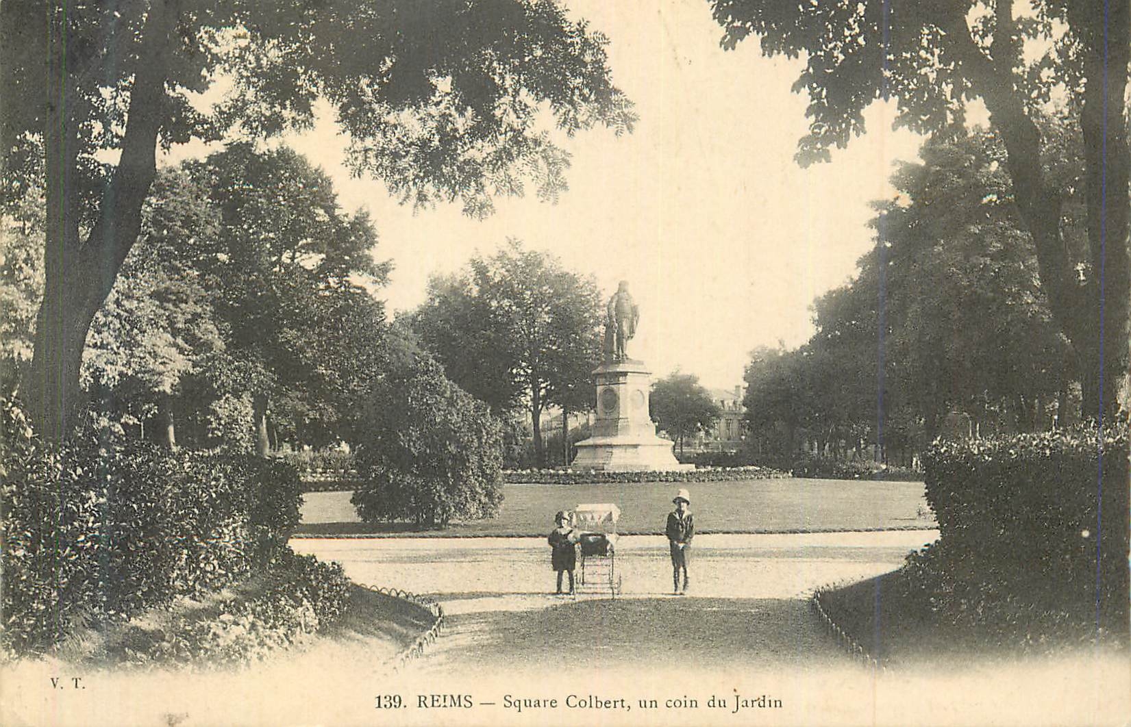 Reims — Square Colbert, un coin du Jardin