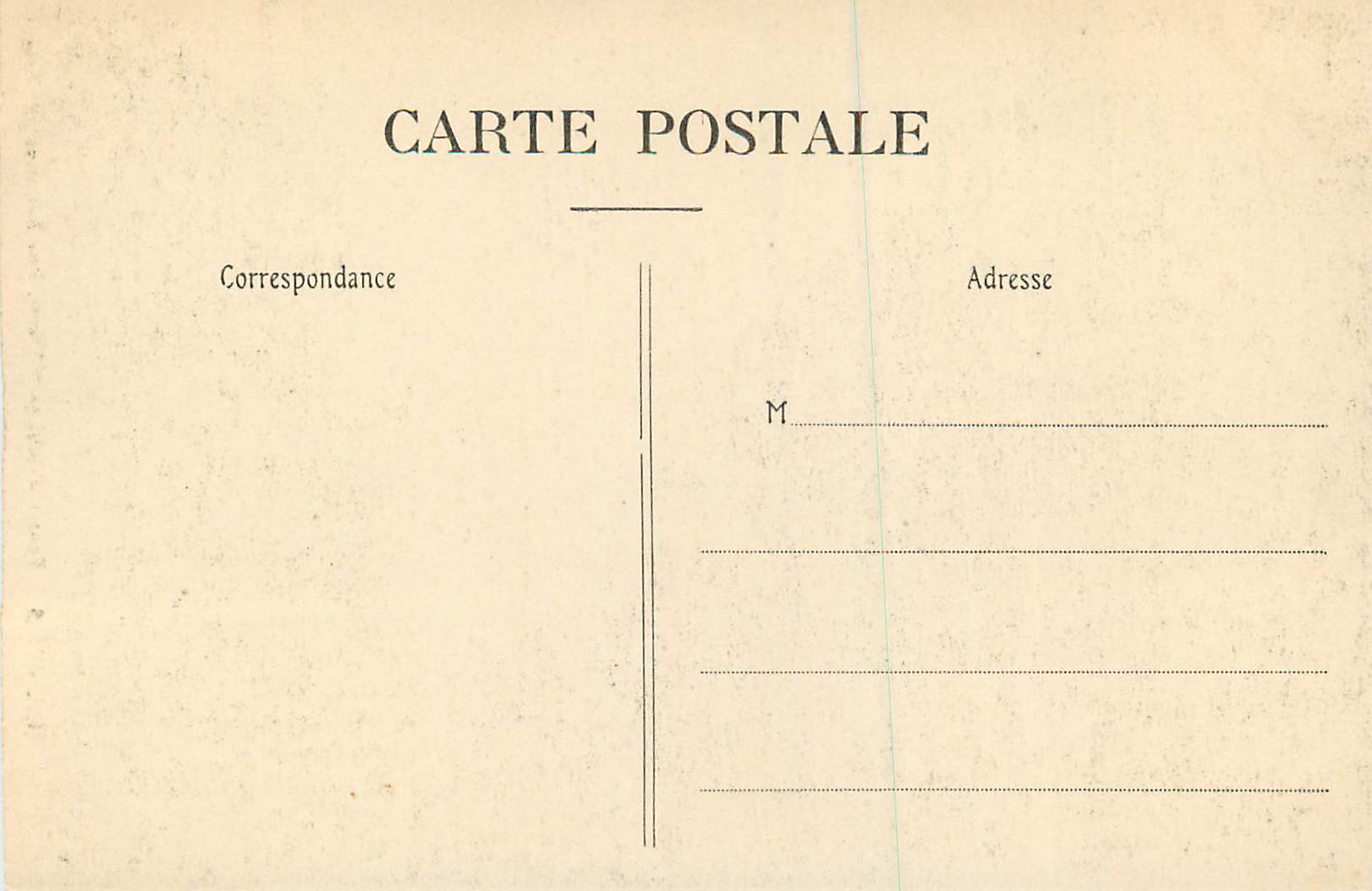 CPA Reims Fontaine Sube (Cote Ouest Rue Buirette) — Rückseite