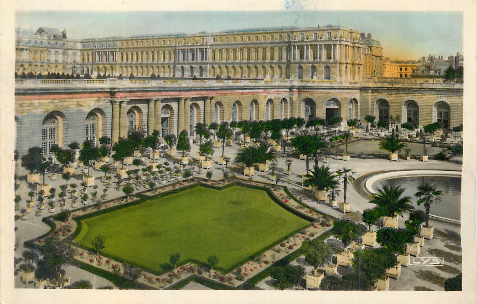 CPA Versailles Le Chateau et l'Orangerie
