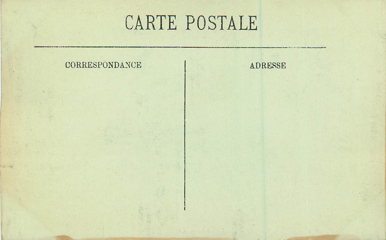CPA Environs de Vichy Randan Le Chateau — Rückseite