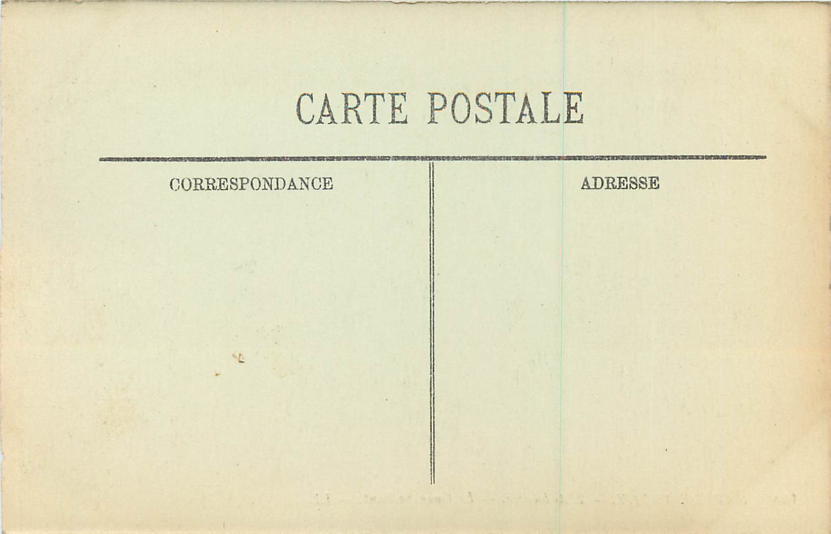 CPA Environs de Vichy L'Ardoisiere Le Gour Saillant — Verso