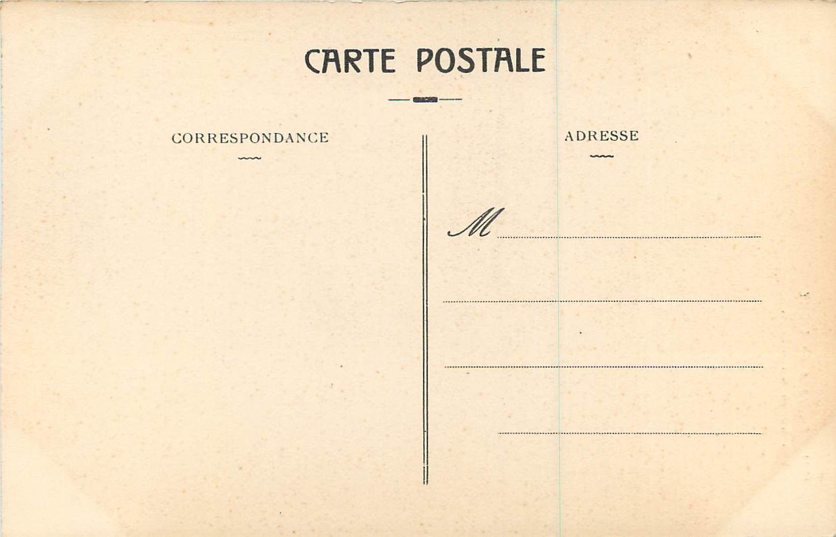 CPA Environs de Vichy Les Bords du Sichon — Verso