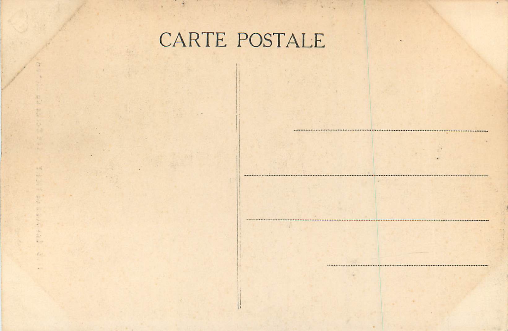 CPA Environs de Vichy Les Bords du Sichon — Verso