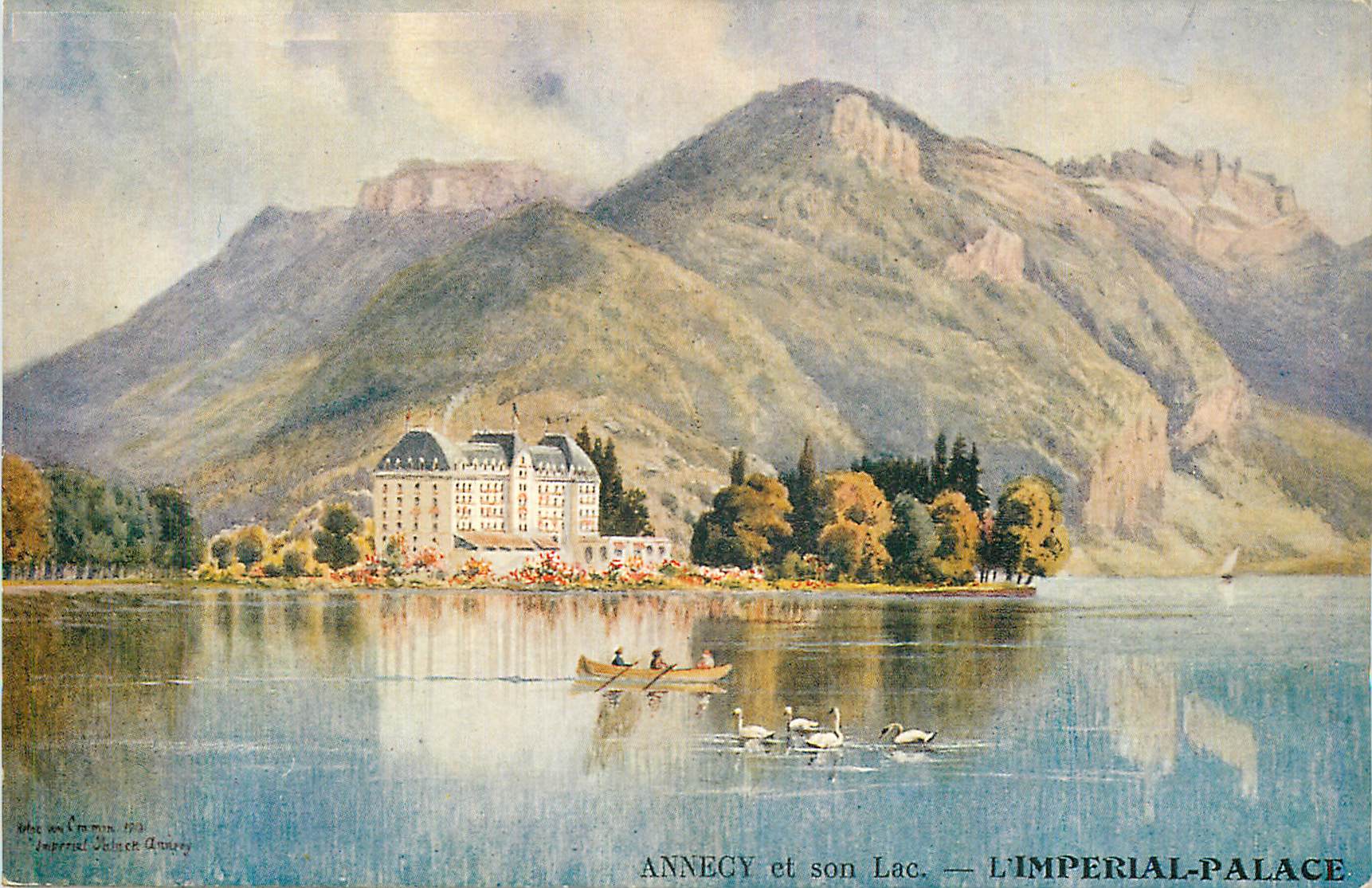 CPA Annecy et son Lac L'Imperial Palace
