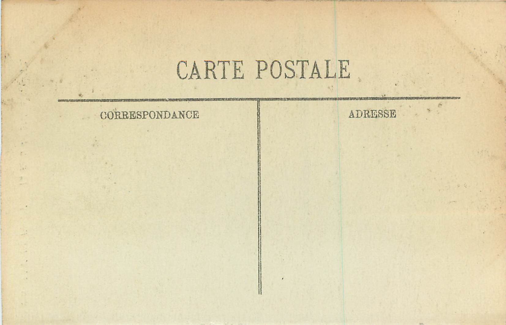 CPA Environs de Vichy La Route des Malavaux — Verso