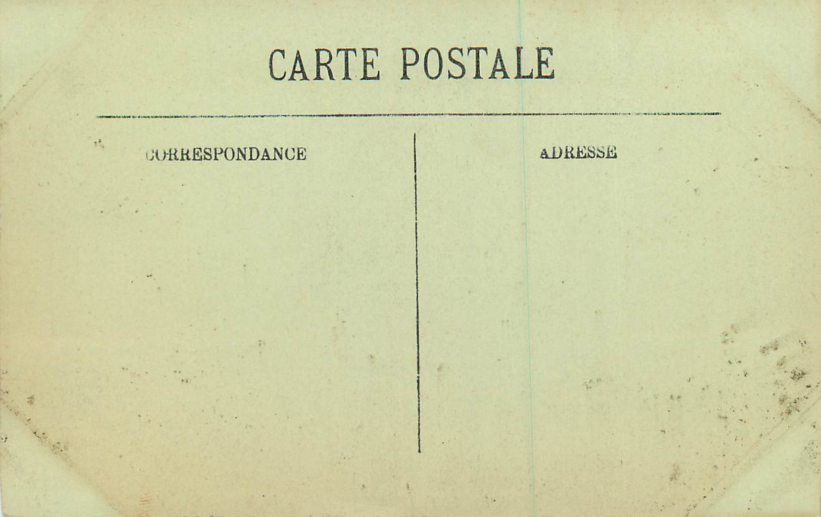 CPA Env de Vichy La Route et La Gare des Malavaux — Rückseite