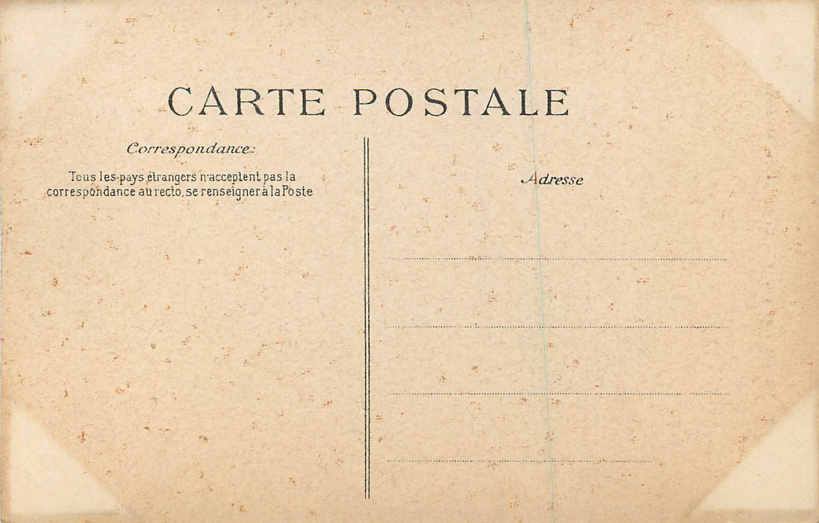 CPA Environs de Vichy La Vallee des Malavaux — Rückseite