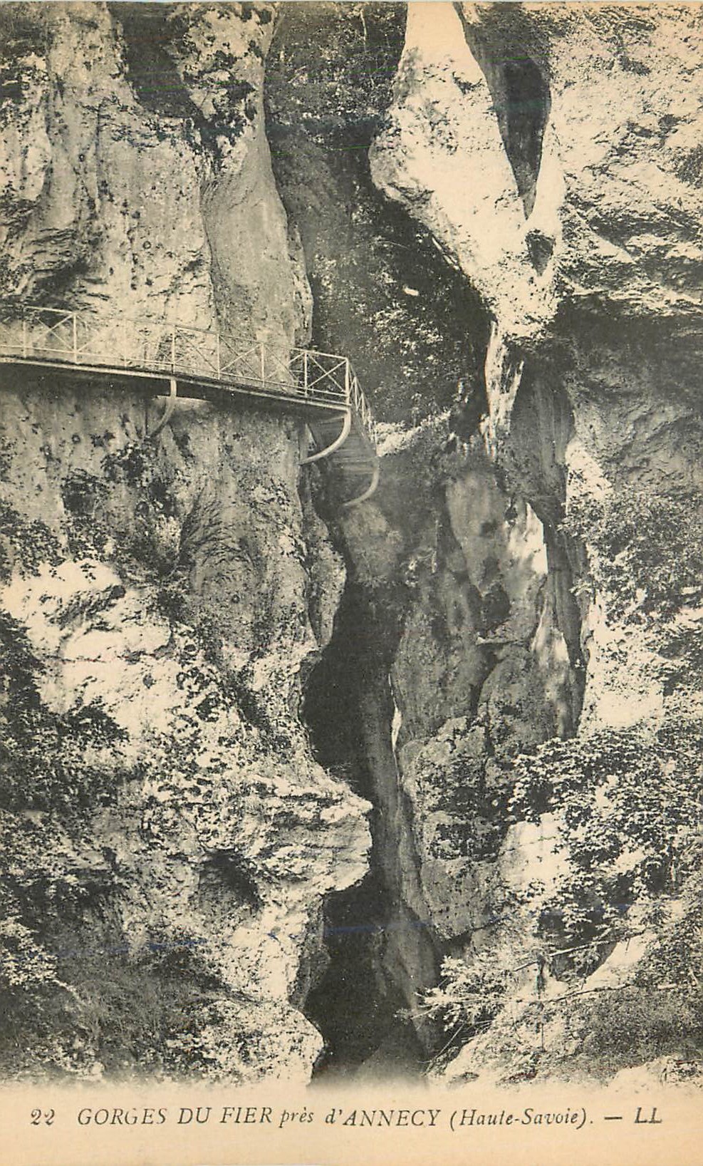 Gorges du Fier près d'Annecy (Haute-Savoie) — LL