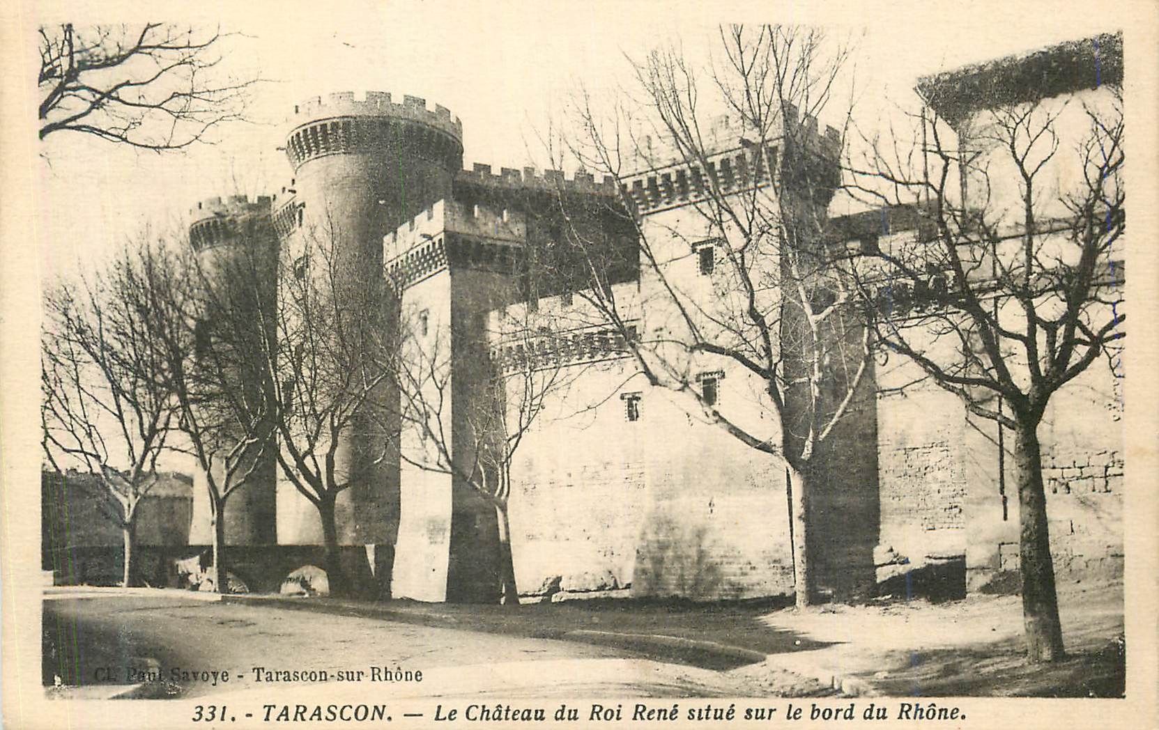 Tarascon-sur-Rhône — Le Château du Roi René situé sur le bord du Rhône — Paul Savoye, n°331