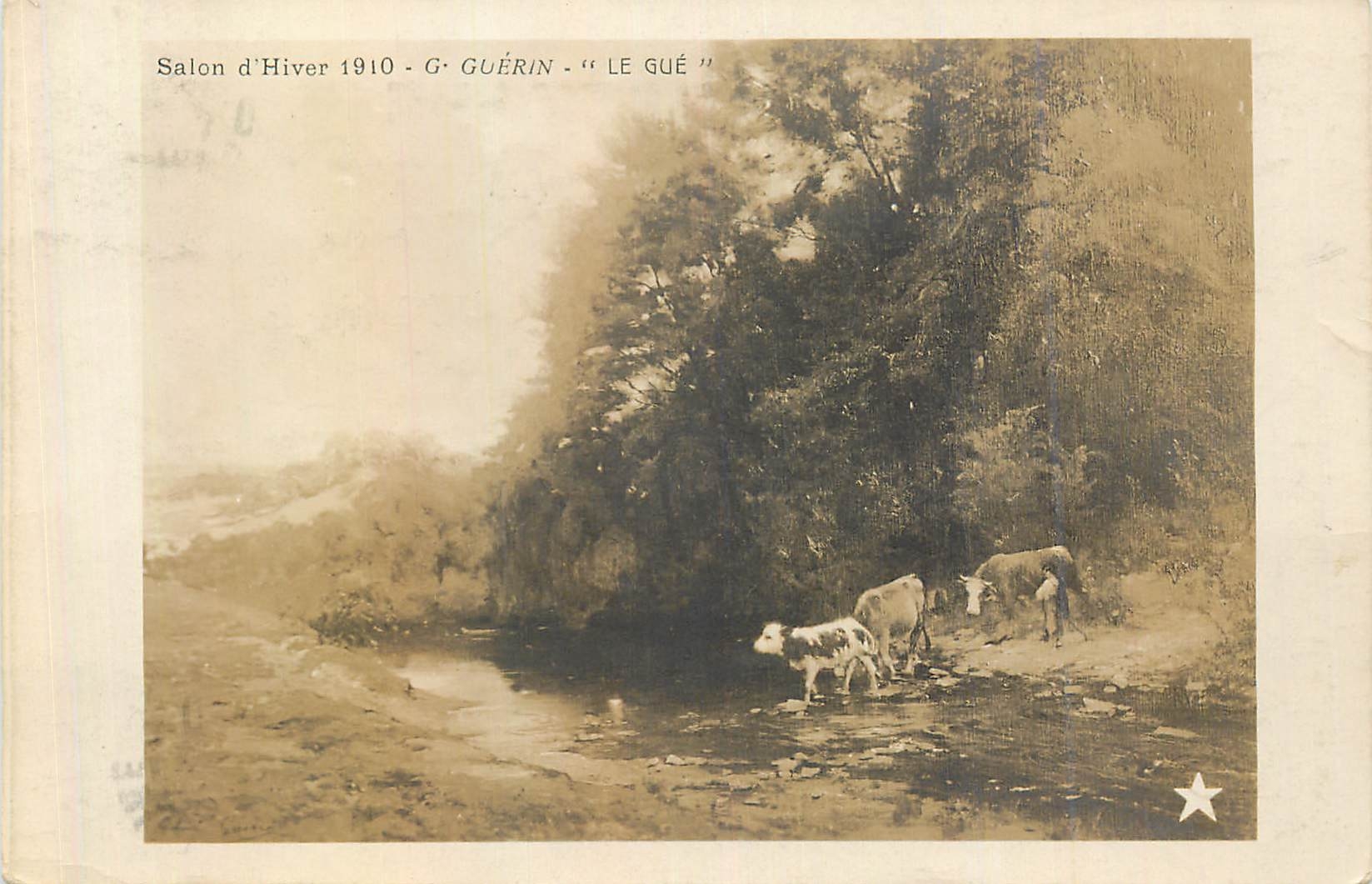 CPA Salon d'Hiver 1910 G Guzein Le Gue