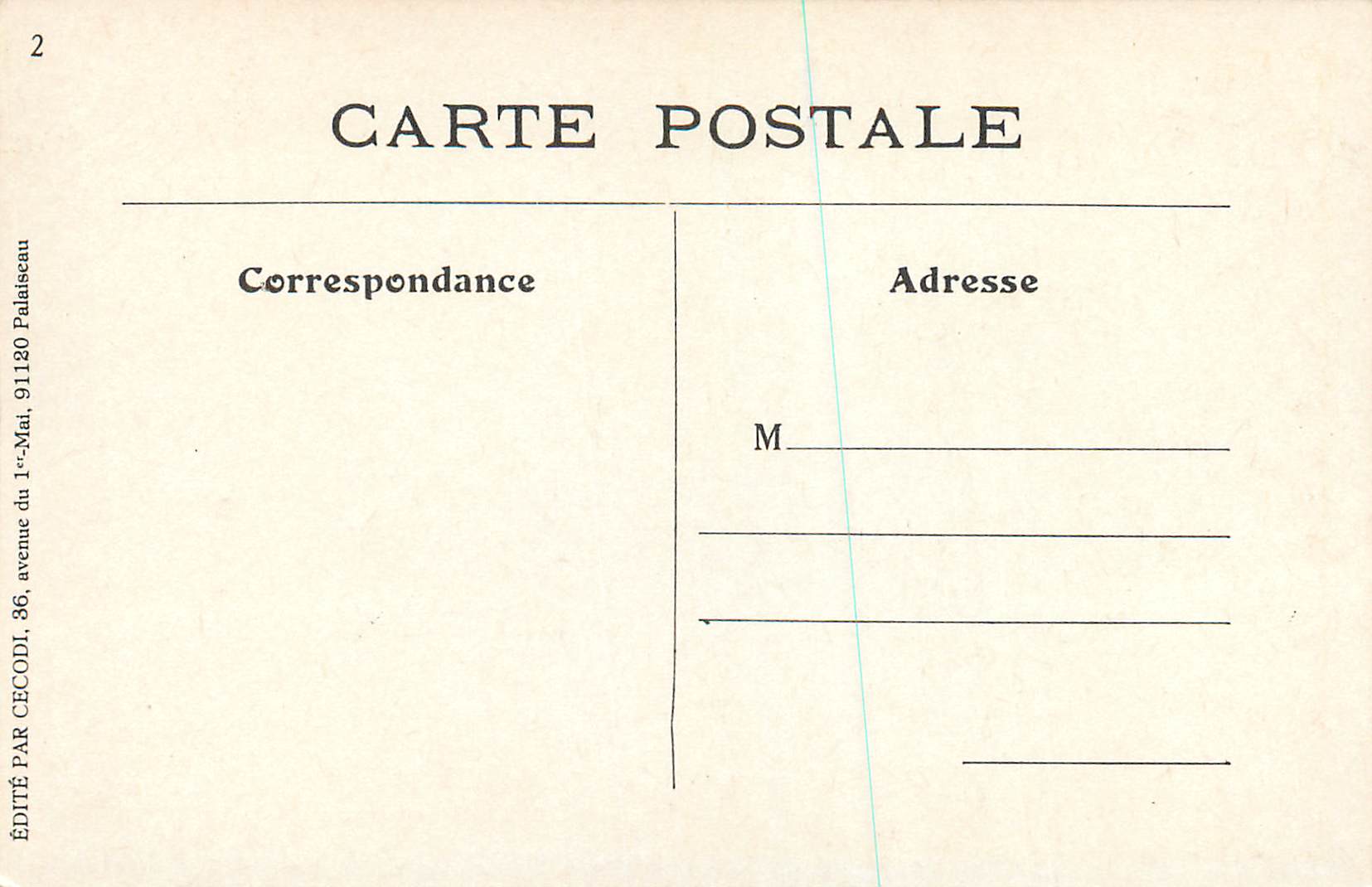  REPRO Illustrateur Cocorico — Rückseite