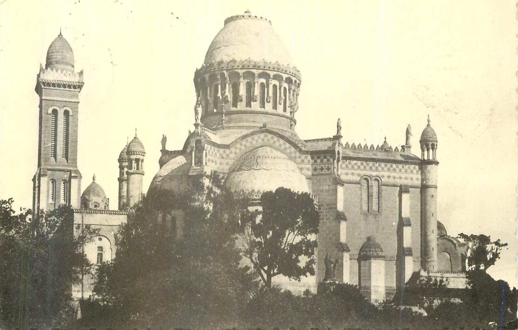 CPM Notre Dame d'Afrique Cachet Revue des Sœurs Missionnaires Sceaux