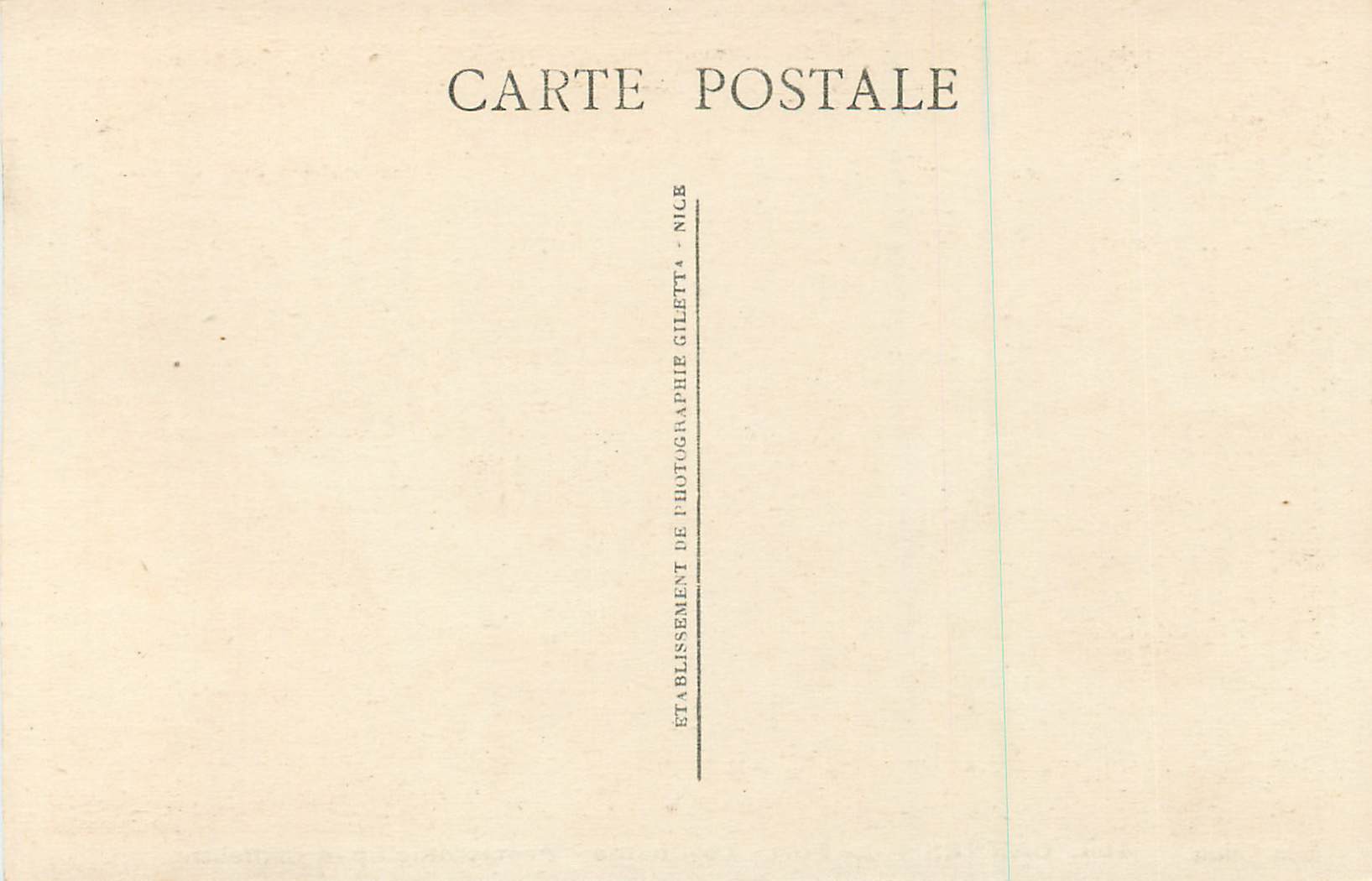 CPA Cannes Le Port Le Casino Promenade de la Croisette — Rückseite