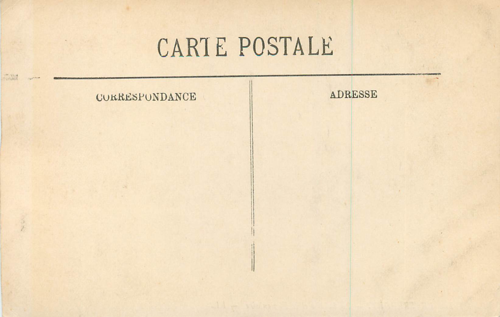 CPA Le Treport La Falaise et le Funiculaire — Rückseite
