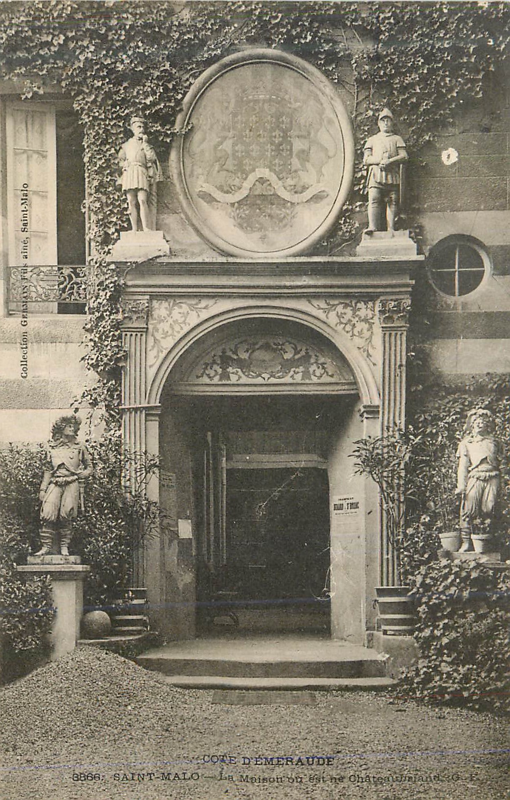 Saint-Malo — La Maison où est né Châteaubriand — Côte d'Émeraude, G.F.