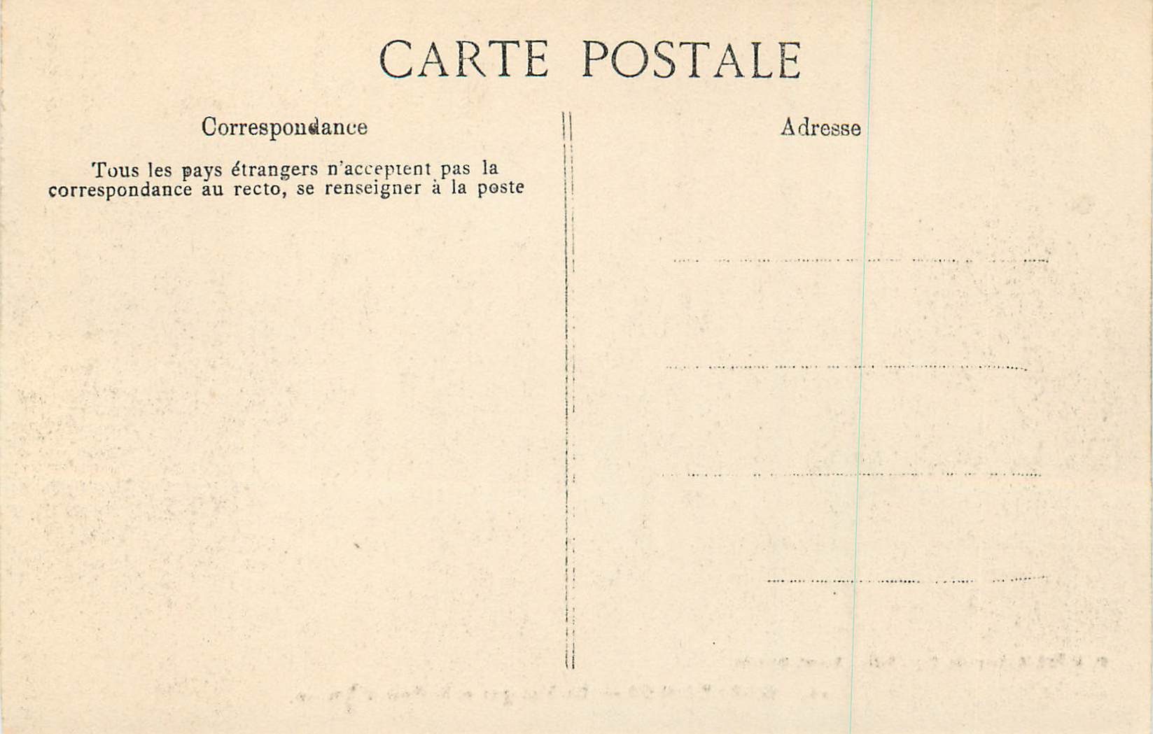 GERARDMER — La Vologne et le Pont d'Amour — A. Largeron, Bij — Rückseite