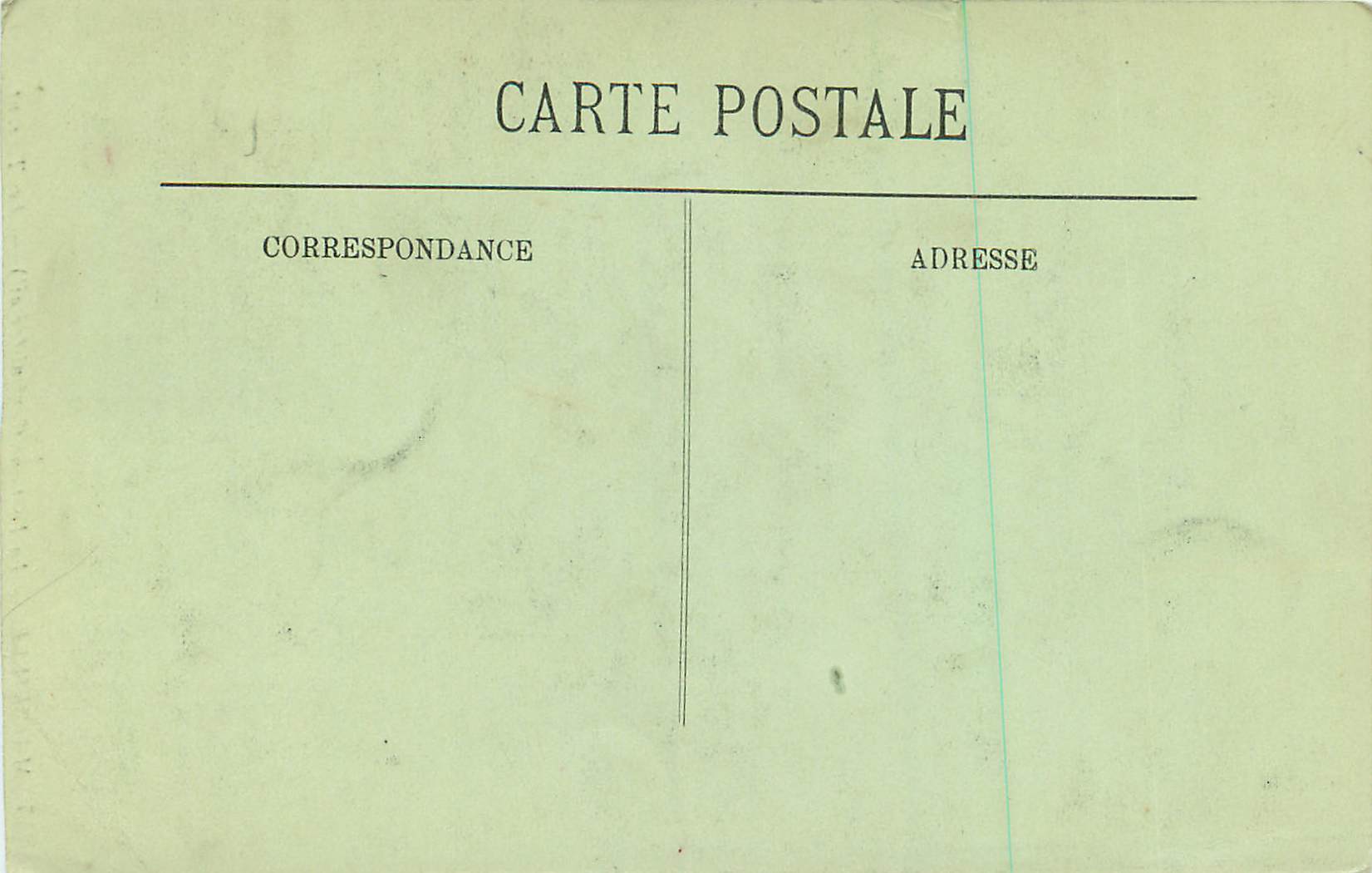CPA Marseille La Fontaine Cantini (Detail) Le Torrent — Rückseite
